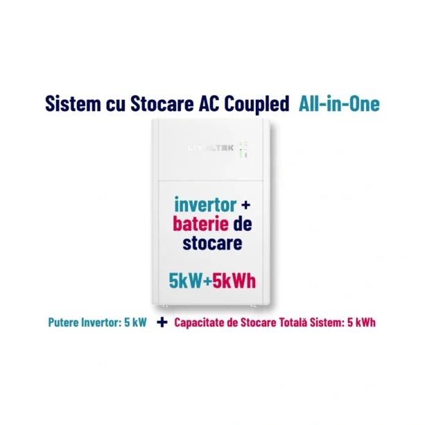 Sistem cu Stocare AC Coupled All-in-One 5kW+5kWh